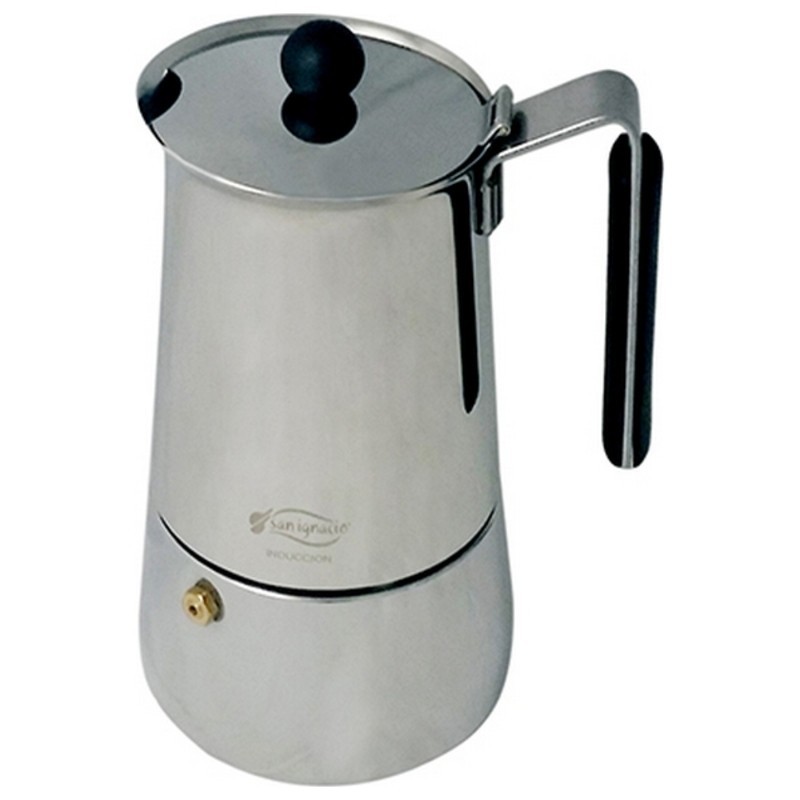 Italian Coffee Pot San Ignacio Milan sg1781 Stainless steel (4 Cups)