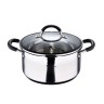 Casserole avec Couvercle Masterpro foodies bgmp-1502-bk Acier inoxydab