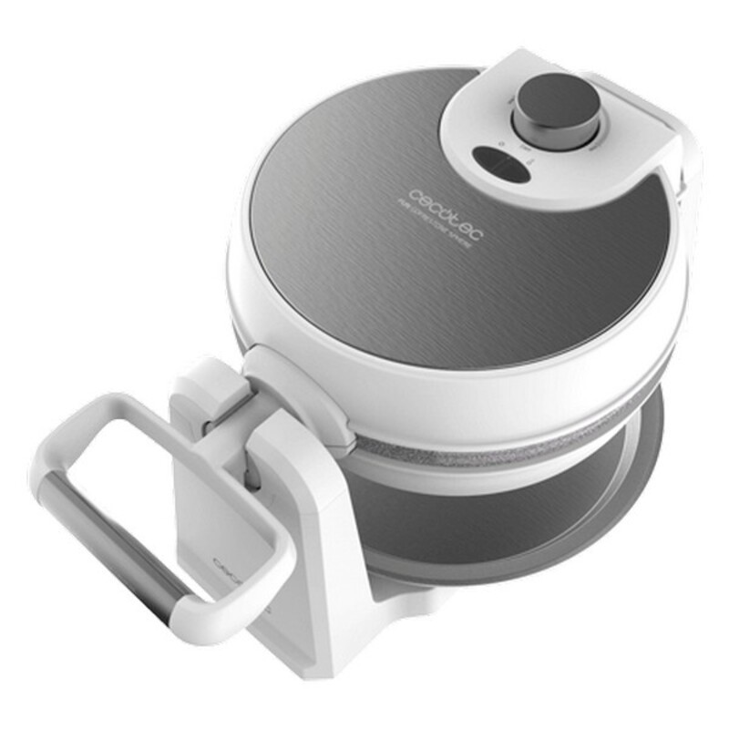 Waffle Maker Cecotec Fun Gofrestone Sphere 1000W White Silver