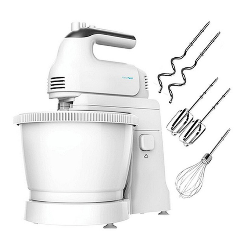 Mixeur/mélangeur de pâte Cecotec PowerTwist Gyro 500W 3,5 L Blanc