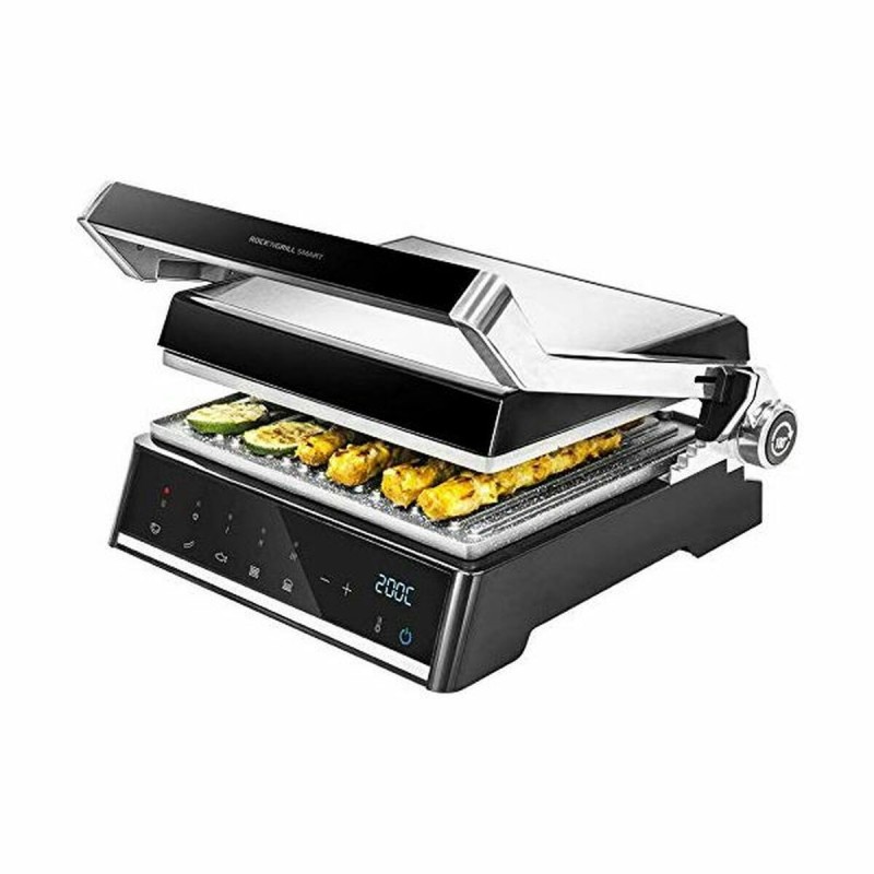 Gril contact Cecotec Rock'nGrill Smart 2000W Noir Acier inoxydable