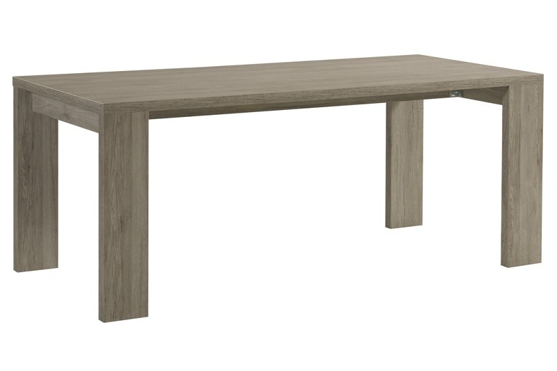 Table salle à manger 160 cm teintée gris