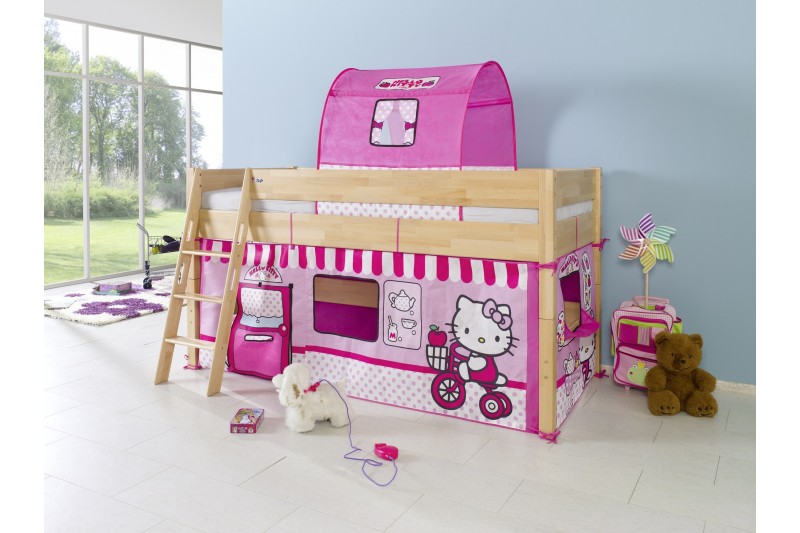 Lit mezannine design hello kitty pour fille